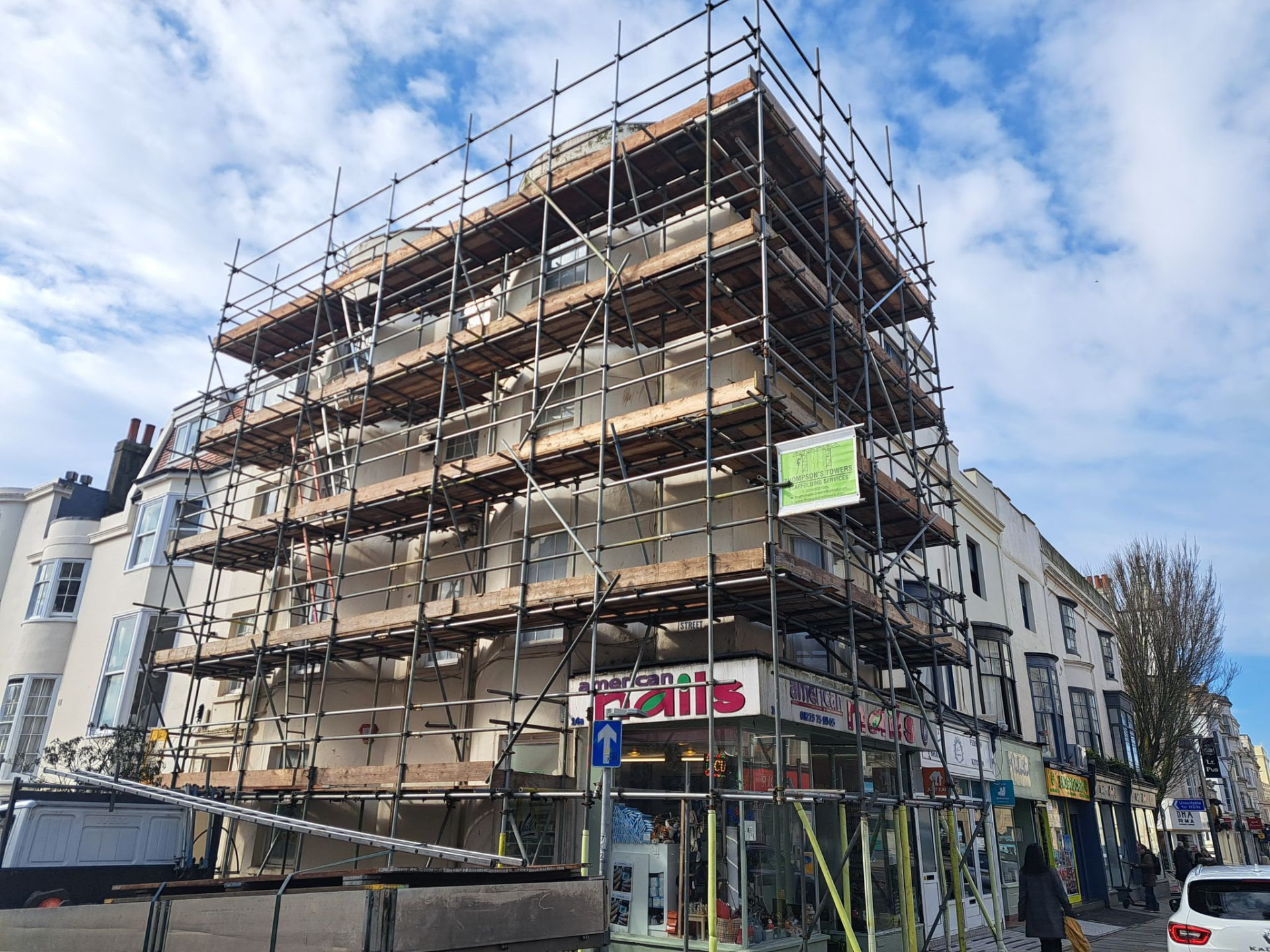 Commercial scaffolding by Thompsons Towers Scaffolding